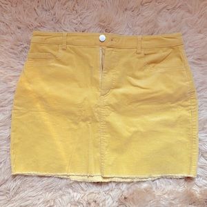 Forever 21 Yellow Skirt
